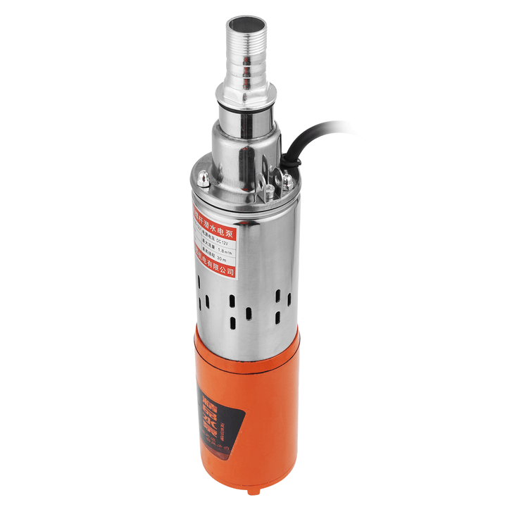 250W 12V/24V/48V Submersible Water Pump Portable Stainless Steel Water Pumping Device - MRSLM