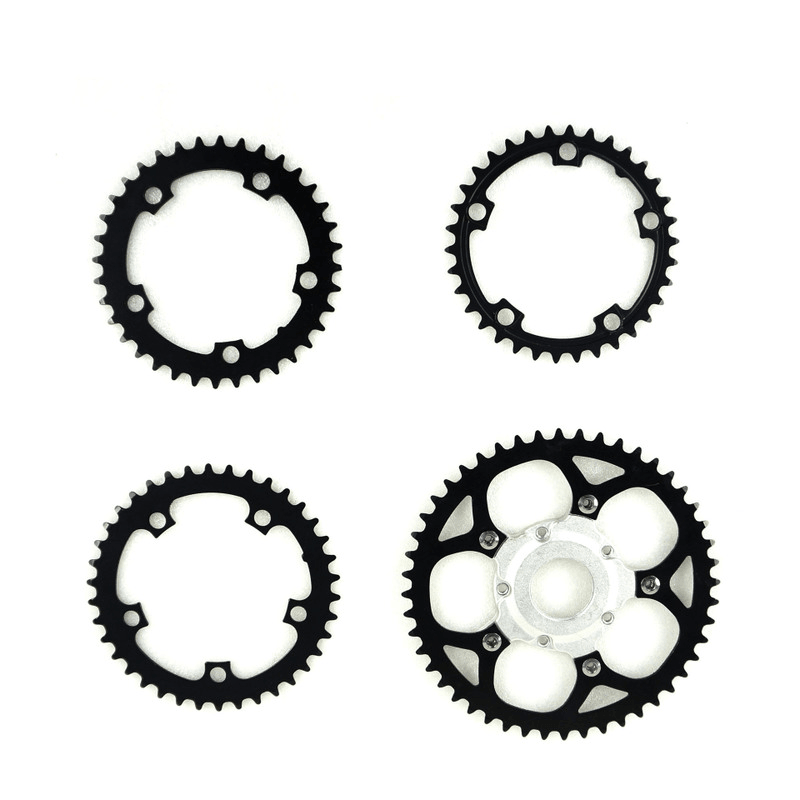 34T 38T 42T 44T 52T Bike Chainring Bike Mid Central Motor Single Chain Ring Cycling Bicycle Accessories - MRSLM