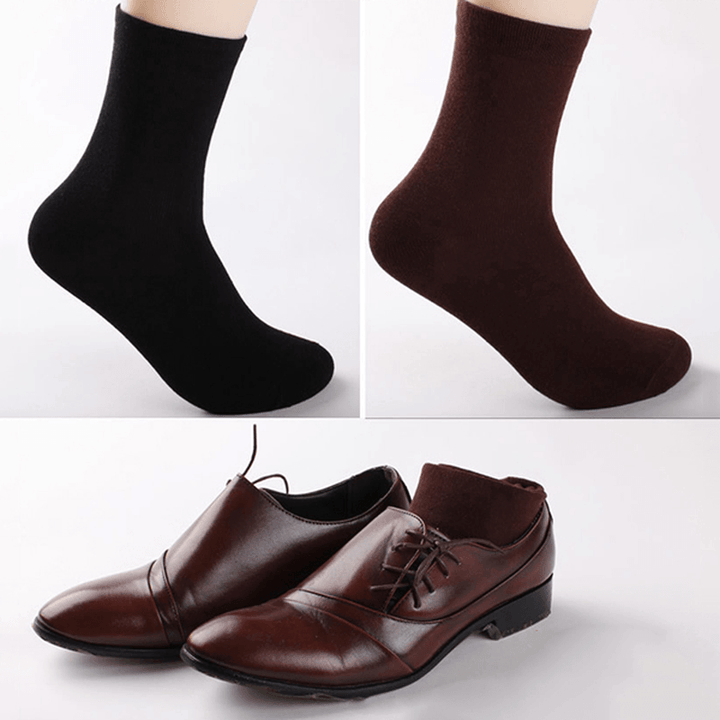 Business Socks Breathable Athletic Cotton Crew Socks - MRSLM