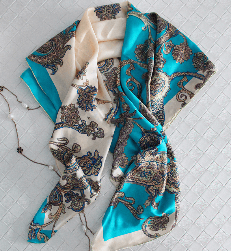 New Style Silk Scarf and Rich Cashew Nut Vine - MRSLM