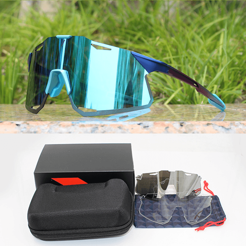 Color-Changing Cycling Glasses Outdoor Sports Mountain Bike Windproof - MRSLM