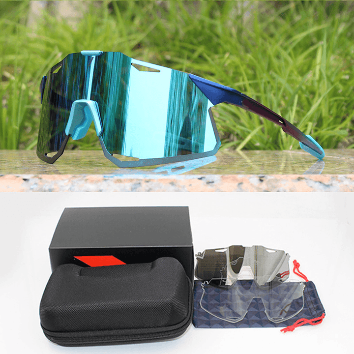 Color-Changing Cycling Glasses Outdoor Sports Mountain Bike Windproof - MRSLM