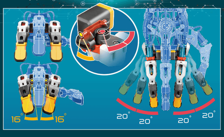 Baogong Science Toy Hydraulic Machinery Glove Model Assembly - MRSLM