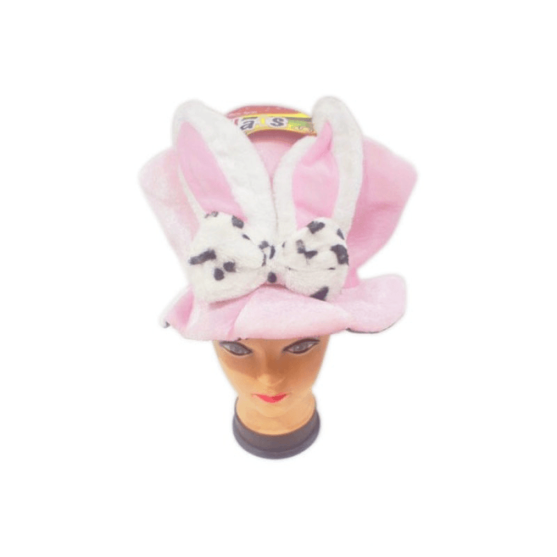 Easter Celebration Party Bunny Ear Hat Costume Accessories Cosplay Prop Easter Velvet Rabbit Ears Hat Party Decoration - MRSLM