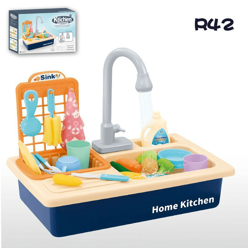 Children'S Simulation Dishwasher, Wash Bowl, Play Water Toy - MRSLM