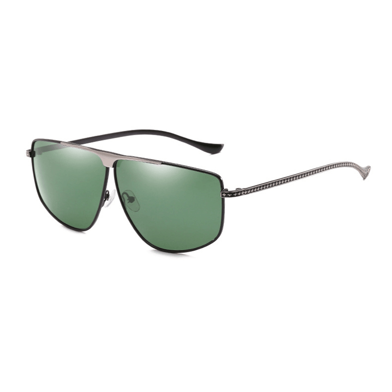 Mens Trendy Anti-Uv Metal Polarized Sunglasses - MRSLM