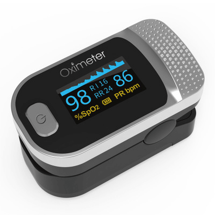 Boxym Finger Pulse Oximeter Respiratory Rate SPO2 PI PR Blood Oxygen Saturation Monitoring for Blood Oxygen Monitor - MRSLM