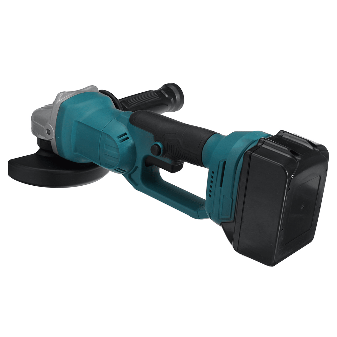 125Mm Brushless Rechargable Angle Grinder W/ 1/2 Battery Metal Stone Wood Plastic Cutting Polishing Tool - MRSLM