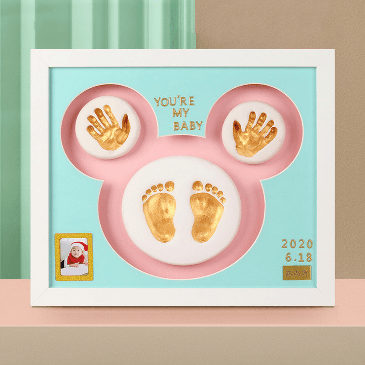 Baby Hand and Foot Print Lanugo Photo Frame - MRSLM