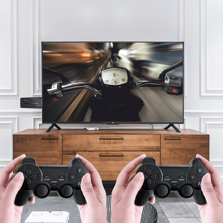 TV Game Console HD 4K Connection Double Wireless Gamepad - MRSLM