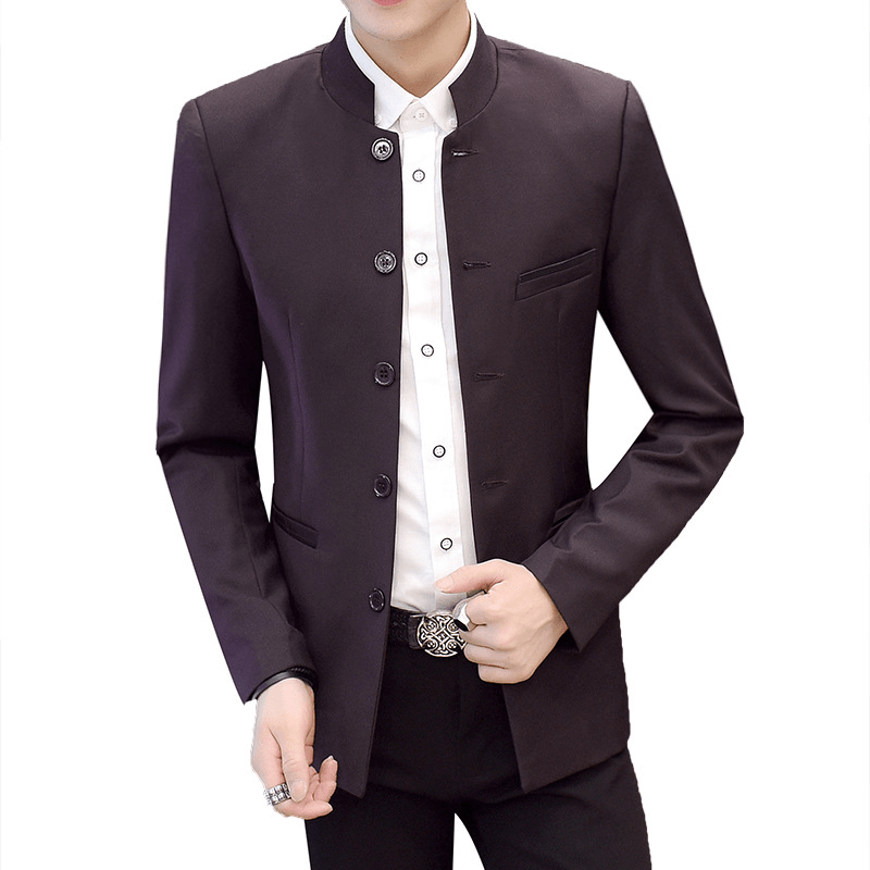 New Chinese Style Men'S Tunic Suit - MRSLM