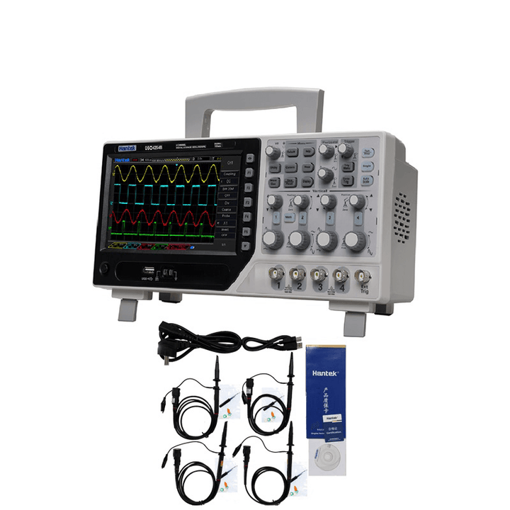 Hantek DSO4254B 250Mhz Digital Storage Oscilloscope 4 Channels 1Gs/S Sample Rate Portable Oscilloscope EU - MRSLM