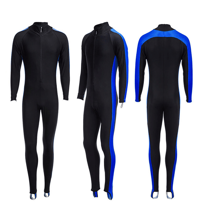 Men Full Body Lightweight Wetsuit Diving Snorkeling Surfing Swim Scuba Suit Jumpsuit Long Sleeves - MRSLM