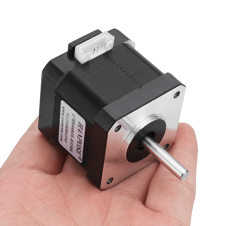 HANPOSE 17HS4401S-D150S Double Shaft 48Mm Nema 17 Stepper Motor 42 Motor 42BYGH 1.6A 45N.Cm 4-Lead for CNC Laser 3D Printer - MRSLM