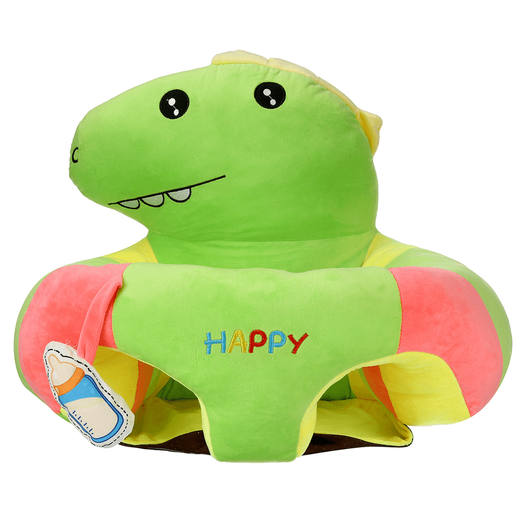 Multi-Style Kids Baby Support Seats Sit up Soft Chair Sofa Cartoon Animal Kids Learning to Sit Plush Pillow Toy - MRSLM