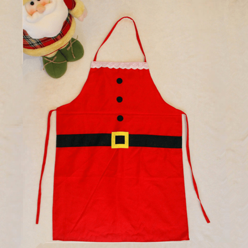 Christmas Novelty Kitchen Cooking Apron Party Xmas Fun Gift Child Adult Apron - MRSLM