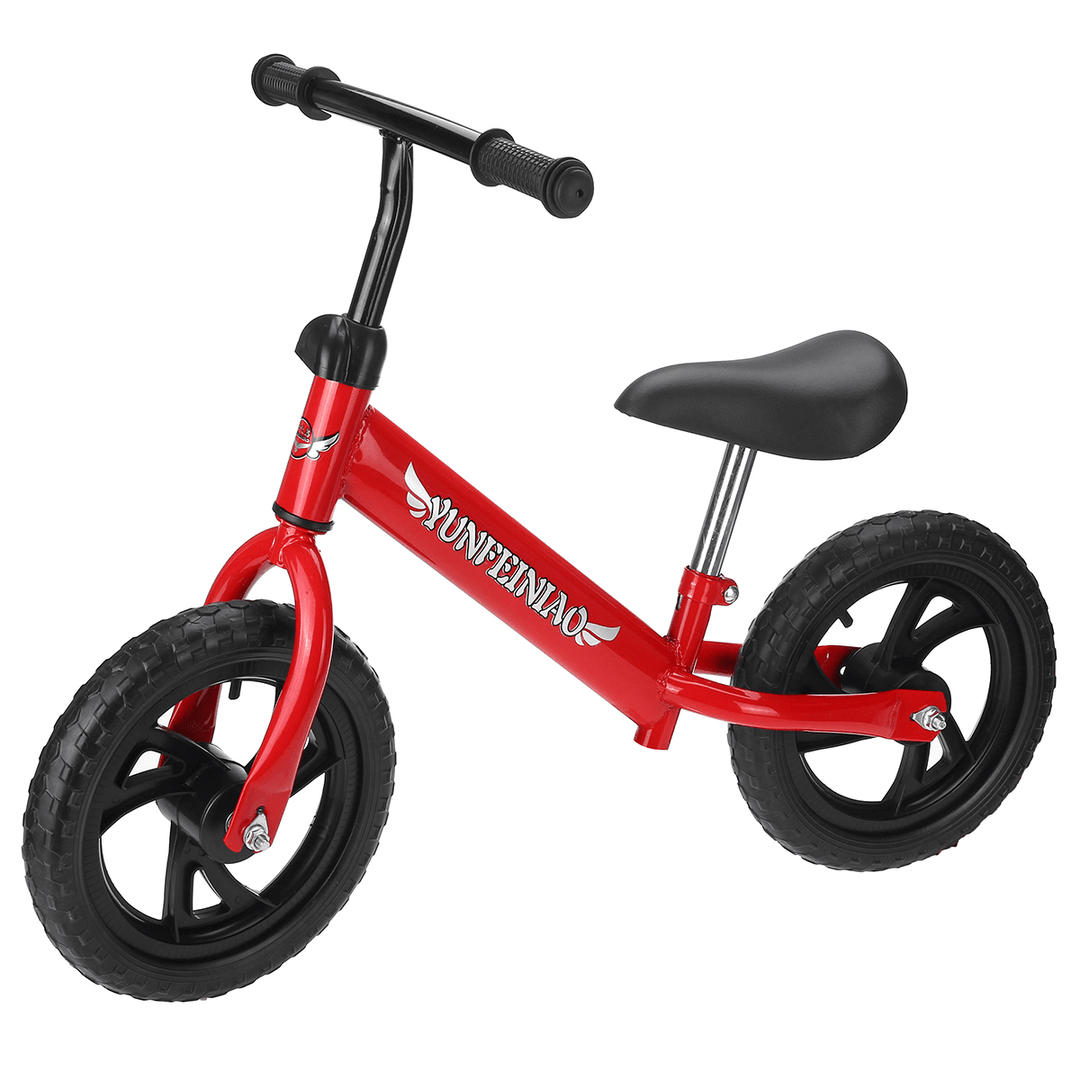 12Inch Kids Toddler Children Balance Bike Beginner Rider Training Bicycle for Girl Boys 2-6 Years Old Chirstmas Gift - MRSLM