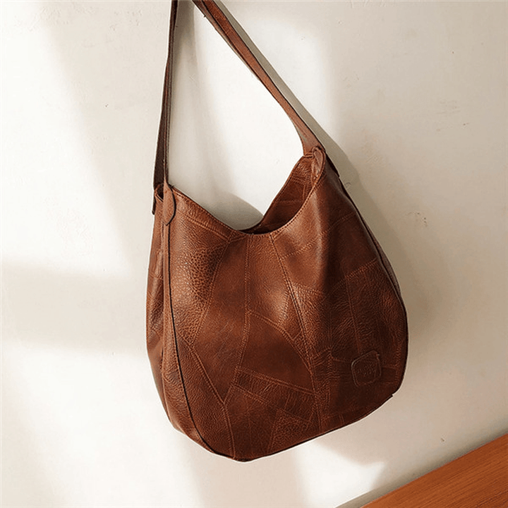 Women Multi-Layer Casual Shoulder Bag Quilt Solid Handbag - MRSLM