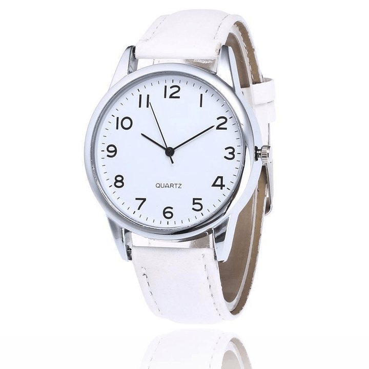 DENTON SIDPEGA Fashion Simple Leather Strap Men Quartz Watch - MRSLM