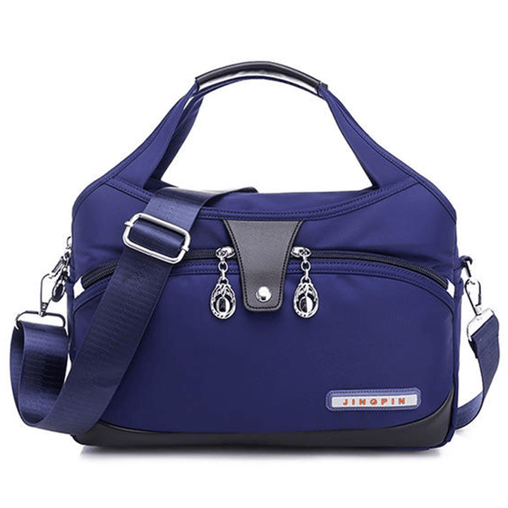 Women Large Capacity Multi-Pocket Shoulder Bag Handbag for Outdoor - MRSLM