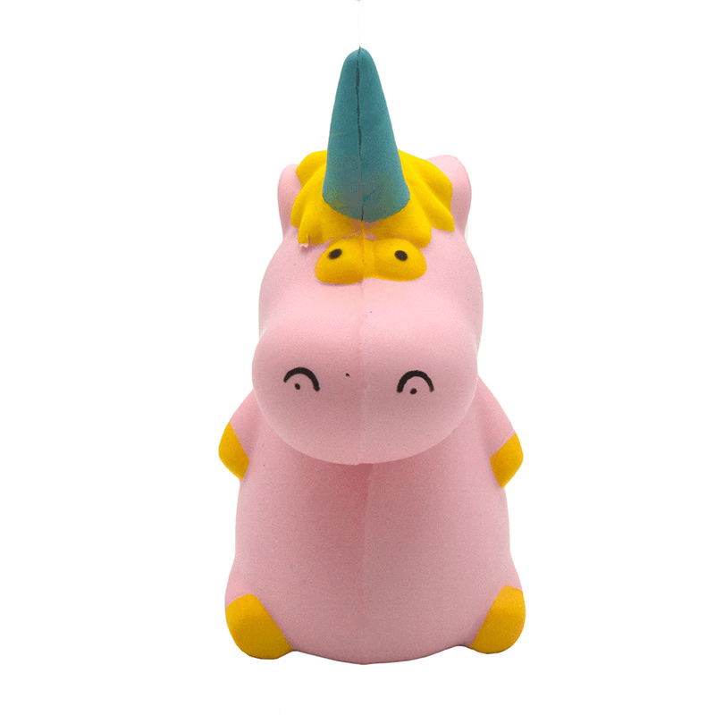 Areedy Squishy Baby Unicorn Hippo 14Cm*10Cm*8Cm Licensed Super Slow Rising Cute Pink Scented Original Package - MRSLM