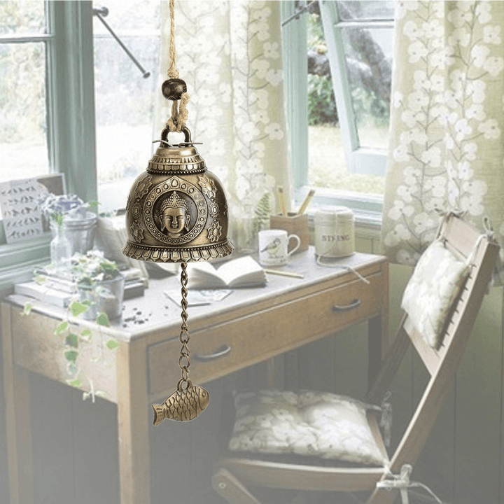 Exquisite Bell Blessing Feng Shui Wind Chime for Good Luck Fortune Home Car Hanging Decorations Gift Crafts - MRSLM