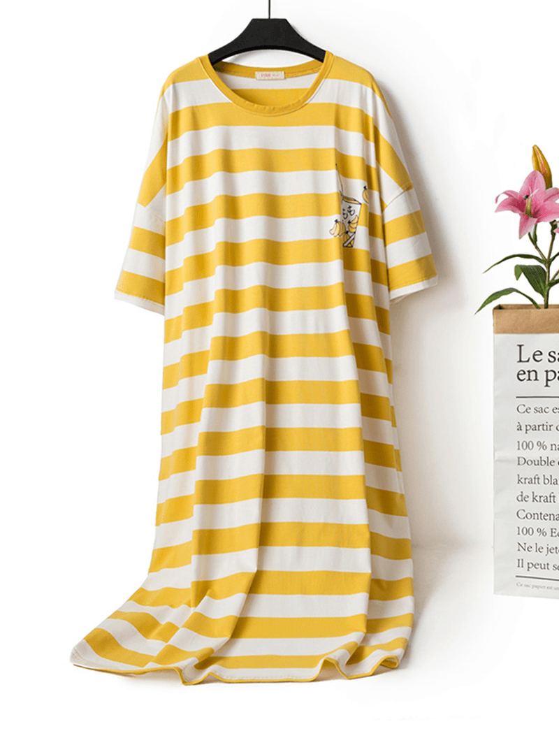 Striped Nightgown - MRSLM