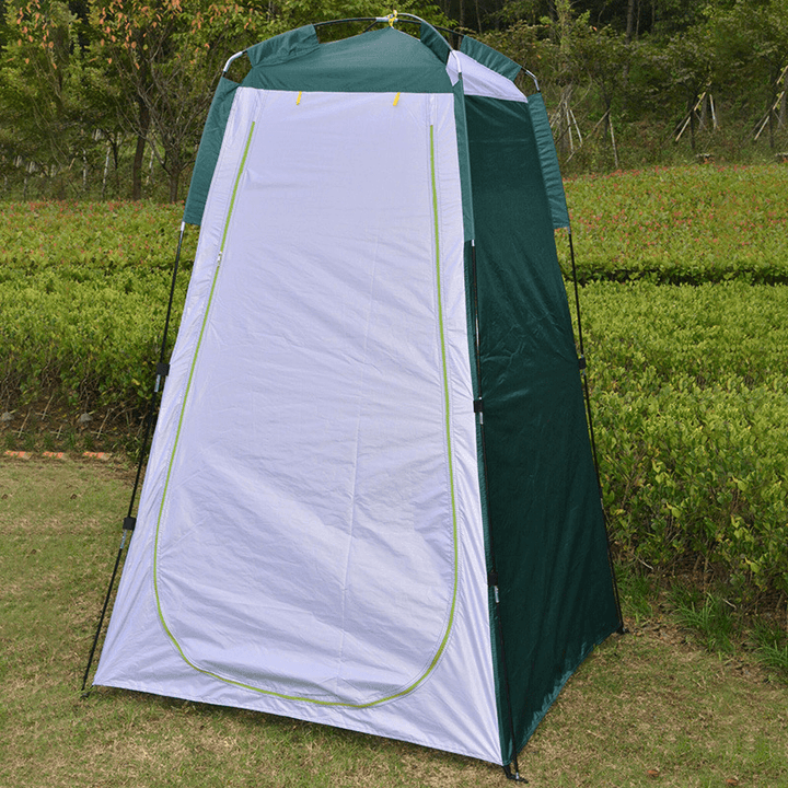 Portable Instant Tent Camping Shower Toilet Outdoor Waterproof Beach Dress Changing Room with Rear Window & inside Pocket - MRSLM