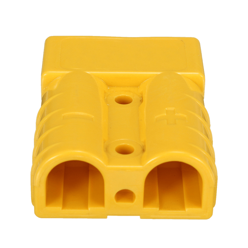 2Pcs 50A DC12/24V Anderson Style Plug Connectors Anderson Power Plug 4X Terminals Yellow - MRSLM