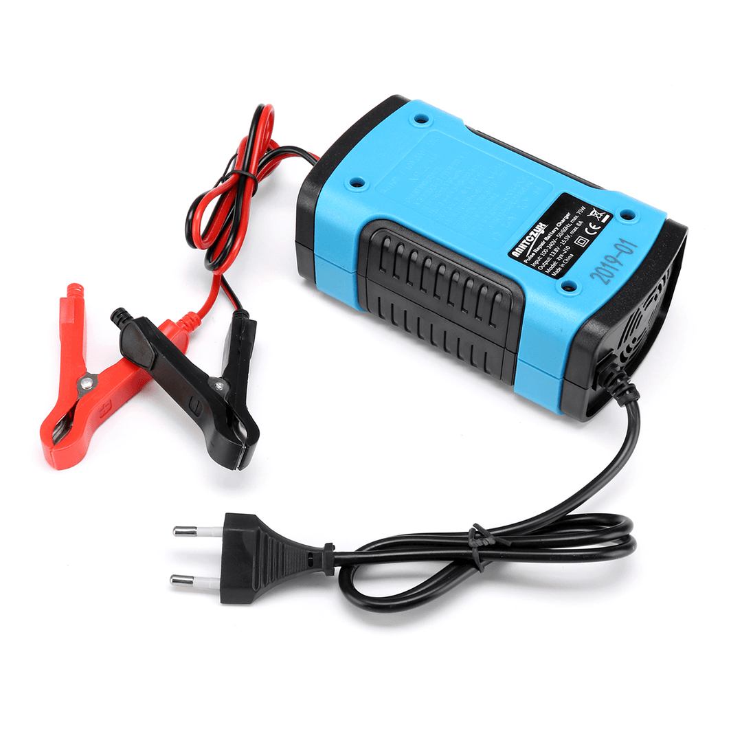 Display 12V Pulse Repair LCD Charger Automatic Smart Battery Charger/Maintainer Pulse Repair Charger - MRSLM