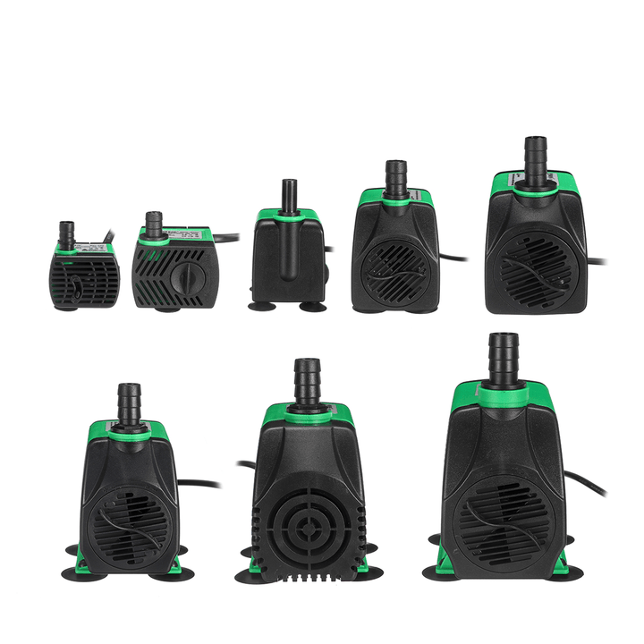 3-75W Adjustable Submersible Water Pump Quiet Detachable Aquarium Fish Pond Tank Fountain Water Pump with Suction Cups - MRSLM