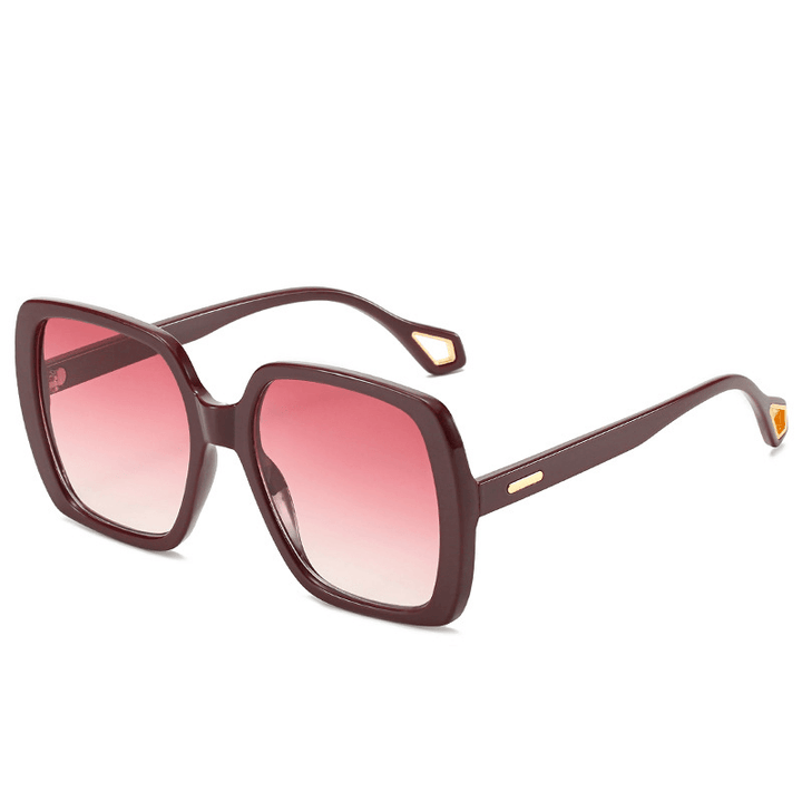 Fashion Square Frame Retro Ladies Sunglasses - MRSLM