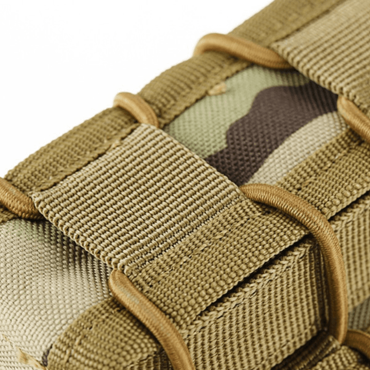 ZANLURE Twice Magazine Pouch Molle Holder Accessory Bag Tactical Bag for Camping Hunting - MRSLM