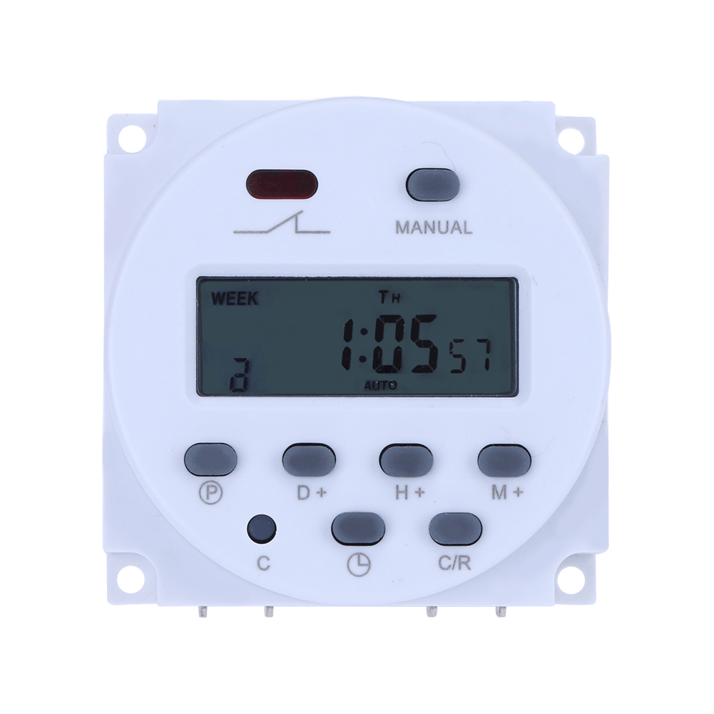 CN101A 12V 36V 110V 220V Programmable Digital LCD Power Timer Switch Relay 16A Timers - MRSLM