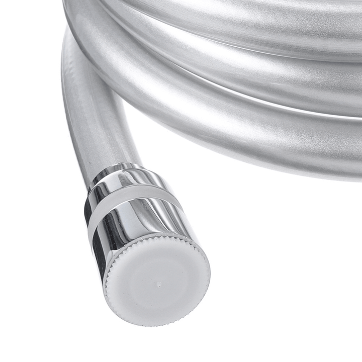 1.5/2/3M 1/2'' PVC Smooth High Pressure Water Shower Hose 360 Degree Swivel Long Hose for Bath Handheld Shower Head - MRSLM