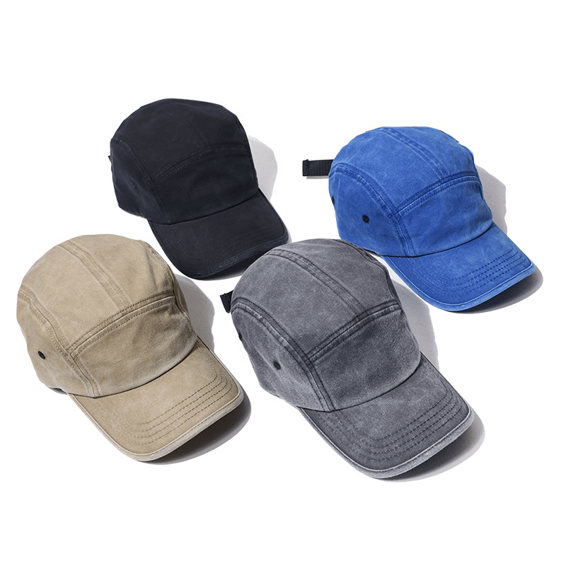 Men'S and Women'S Old Five-Piece Baseball Caps Washed Retro - MRSLM