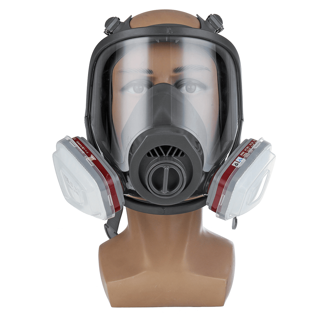 Safety Gas Mask Painting Spraying Full Face Multiple Combinations Protection Breathable Face Mask - MRSLM