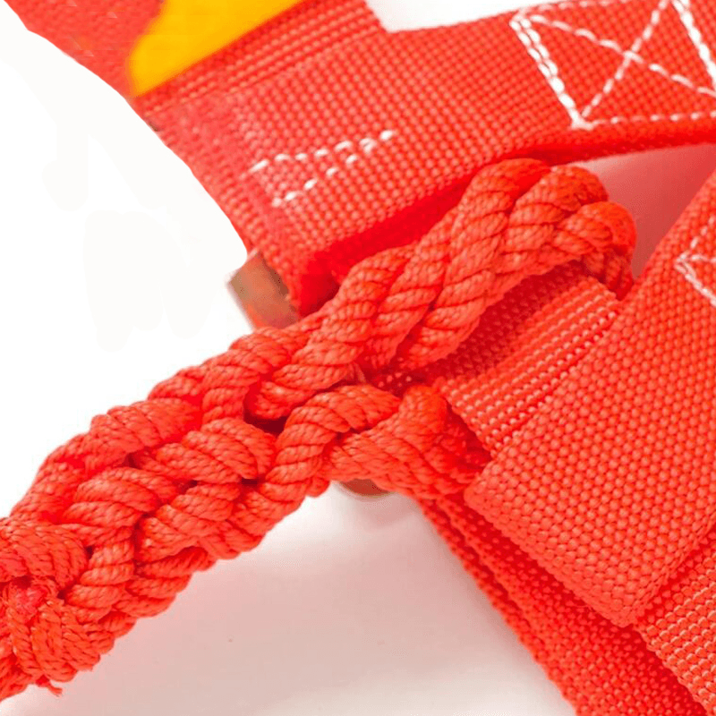 100Kg Max Load Orange Aerial Work Rope Climbing Rope Belt Outdoor Mountaineering Belts Security Protection Accessories - MRSLM