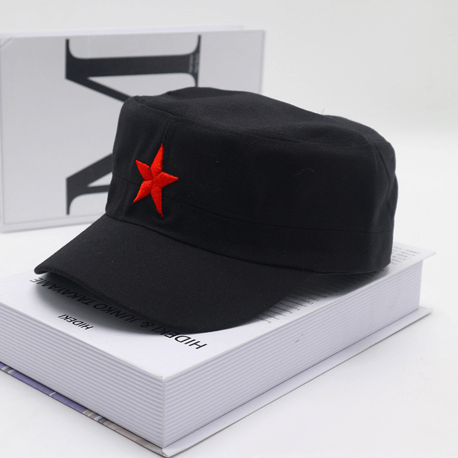 Baseball Cap Flat Top Male Red Army Cap - MRSLM