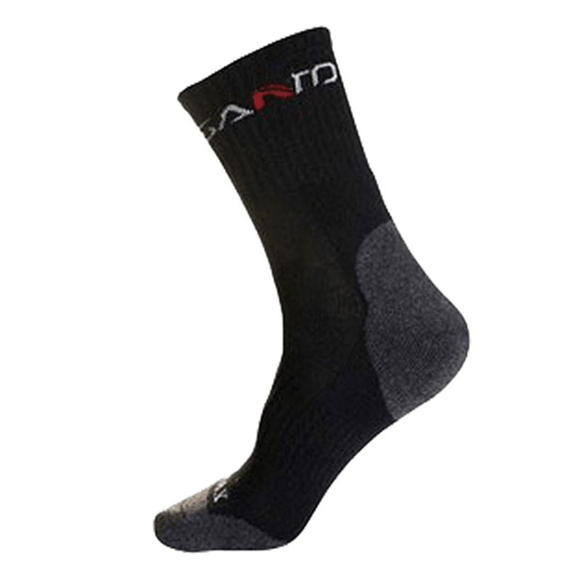 Men Breathable Sport Running Socks Casual Soft Middle Tube Solid Color Socks - MRSLM