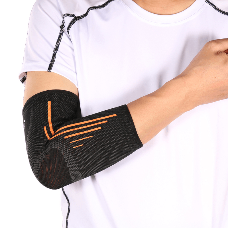 Mumian A26 Elbow Support Elastic Gym Sport Elbow Protective Pad Absorb Sweat Basketball Arm Sleeve Fitness Safety Brace - MRSLM