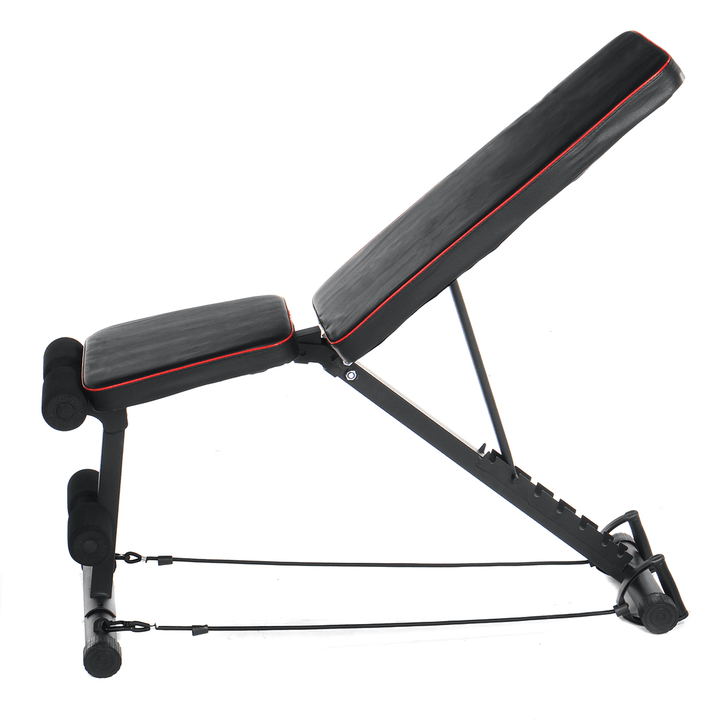 Adjustable Folding Sit up Benches Abdominal Muscle Training Machine Utility Home Gym Fitness Equipment - MRSLM