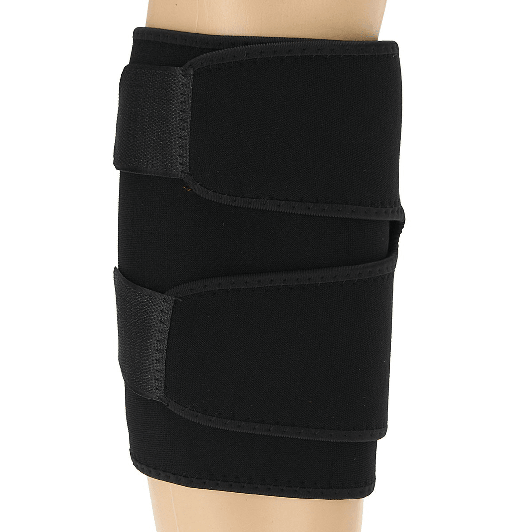 Sports Adjustable Foot Support Neoprene Calf Shin Support Wrap Brace Splint Band Sleeve Injury Guard - MRSLM