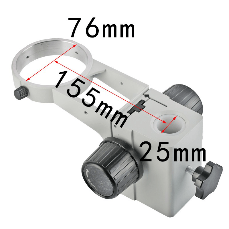 KOPPACE Column Diameter 25Mm Stereo Microscope Focusing Bracket Lens Diameter 76Mm Microscope Focusing Rack - MRSLM