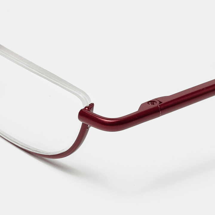 2 Color Half Frame Half Arc Frame Reading Glasses - MRSLM