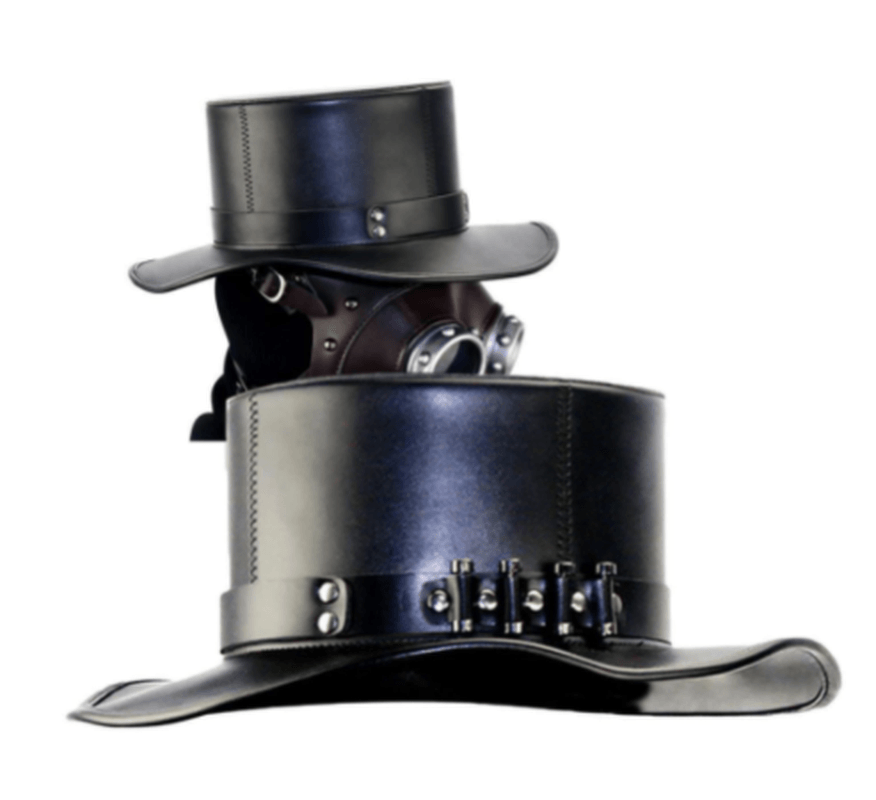 Halloween Punk Unisex Magic Hat Gentleman Top Hat Female Prom Props - MRSLM