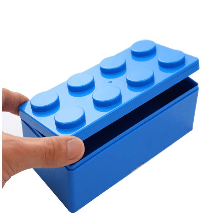 Mini Handy Plastic Jigsaw DIY Superposition Overlay TV Remote Control Cosmetic Bottles Storage Box - MRSLM