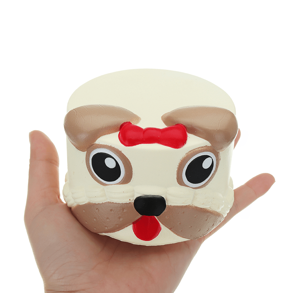 Dog Head Squishy 9*6CM Slow Rising with Packaging Collection Gift Soft Toy - MRSLM