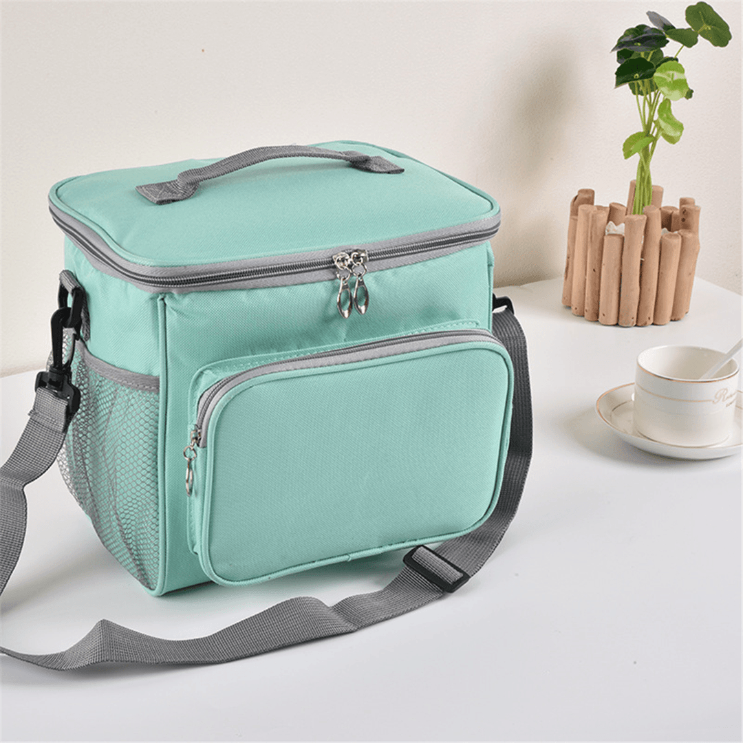 Outdoor Picnic Bag Waterproof Insulated Thermal Cooler Lunch Box Tote Lunch Food Container - MRSLM