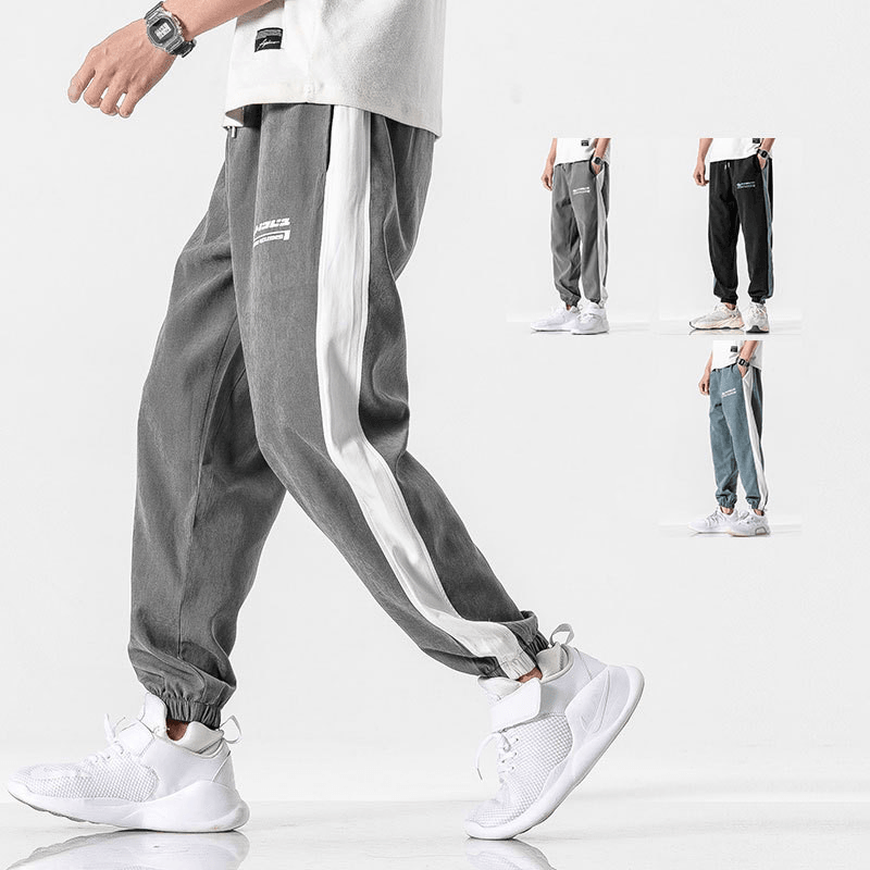 Loose-Fitting Sports Casual Knitted Trousers - MRSLM